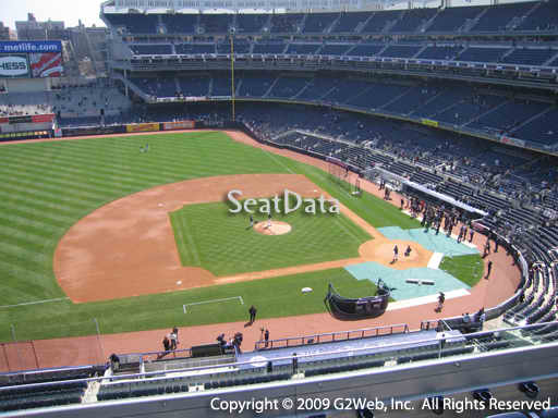 Seat view from section 325 at Yankee Stadium, home of the New York Yankees