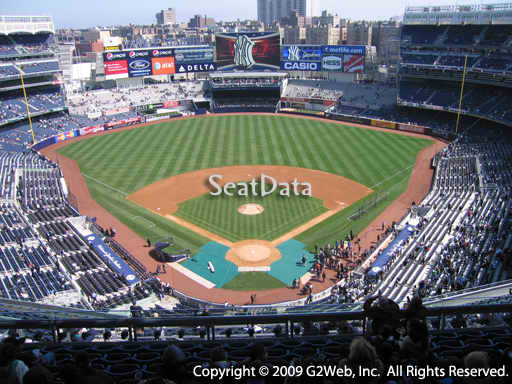 Seat view from section 420B at Yankee Stadium, home of the New York Yankees