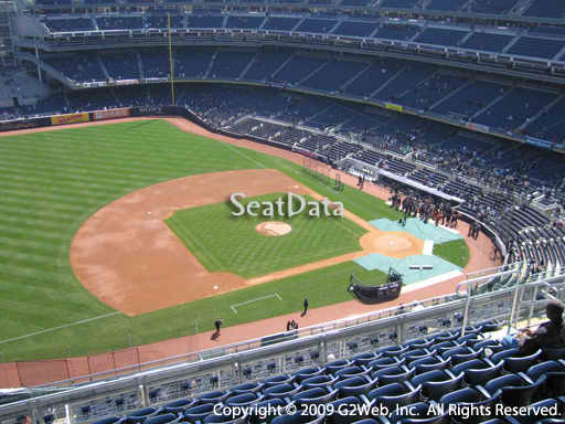 Seat view from section 426 at Yankee Stadium, home of the New York Yankees