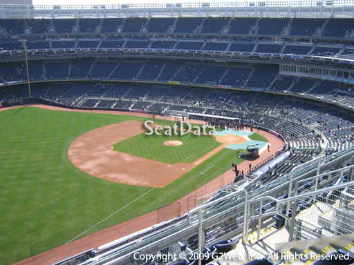 Seat view from section 430 at Yankee Stadium, home of the New York Yankees