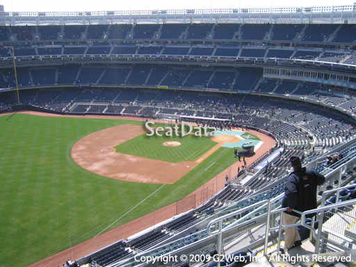 Seat view from section 431A at Yankee Stadium, home of the New York Yankees