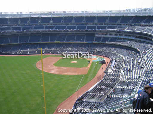 Seat view from section 432B at Yankee Stadium, home of the New York Yankees