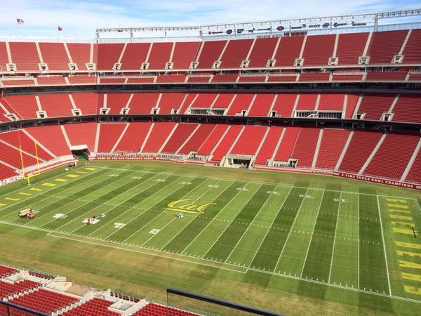 Seat view from section 236 at Levi’s Stadium, home of the San Francisco 49ers