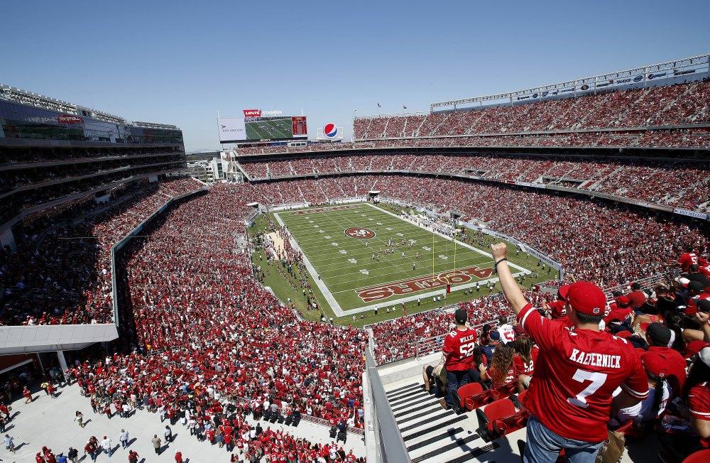 Seat view from section 328 at Levi’s Stadium, home of the San Francisco 49ers