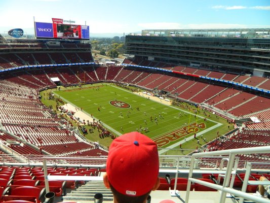 Seat View from Section 403 at Levi's Stadium | San Francisco 49ers
