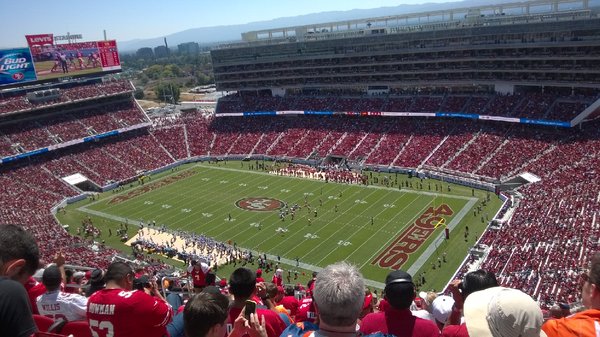 Seat View from Section 406 at Levi's Stadium | San Francisco 49ers