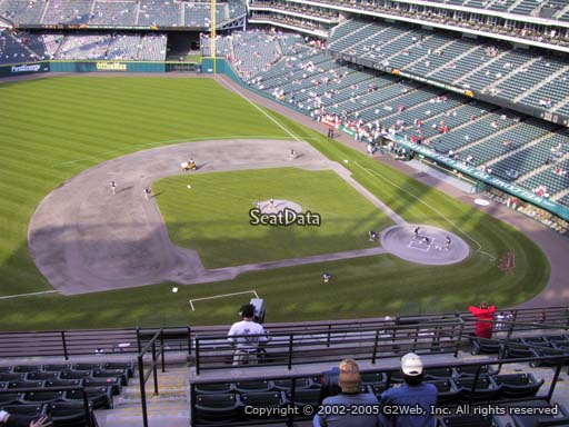 Seat view from section 564 at Progressive Field, home of the Cleveland Indians