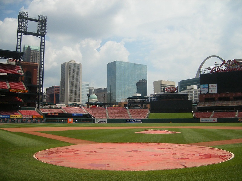 Photo taken from the Cardinals Club seats at Busch Stadium. Home of the St. Louis Cardinals.