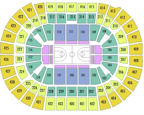 Capital One Arena Seating Chart, Washington Wizards