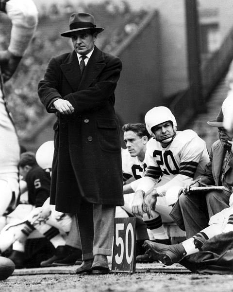 Photo of Cleveland Browns and Cincinnati Bengals founder Paul Brown. 