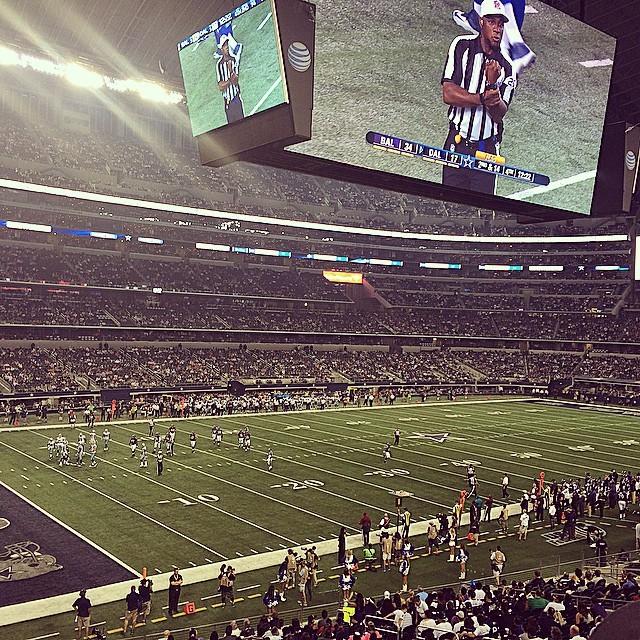 Seat view from section 144 at AT&T Stadium, home of the Dallas Cowboys