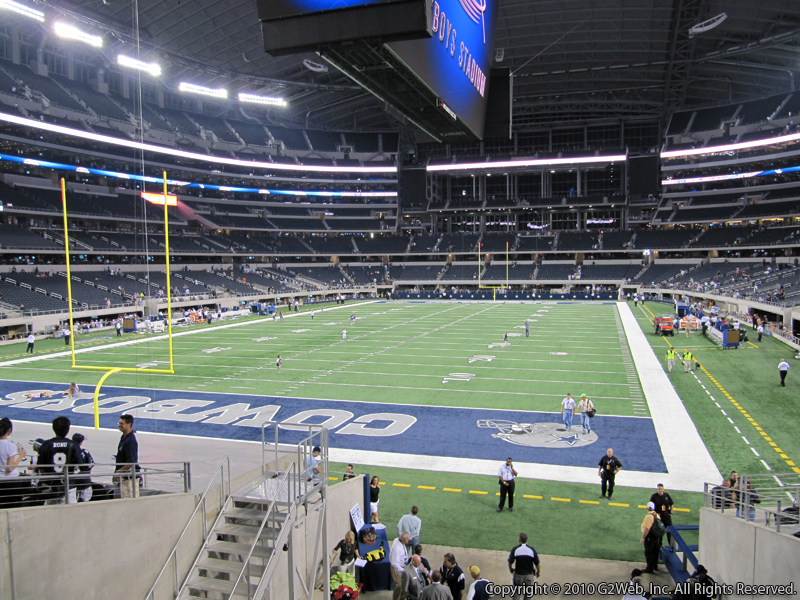 Seat view from section 146 at AT&T Stadium, home of the Dallas Cowboys