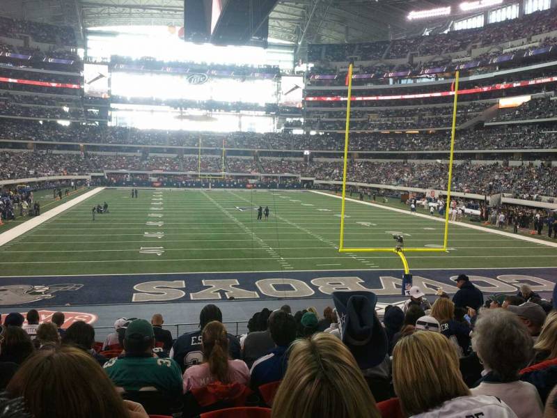 Seat view from section 149 at AT&T Stadium, home of the Dallas Cowboys
