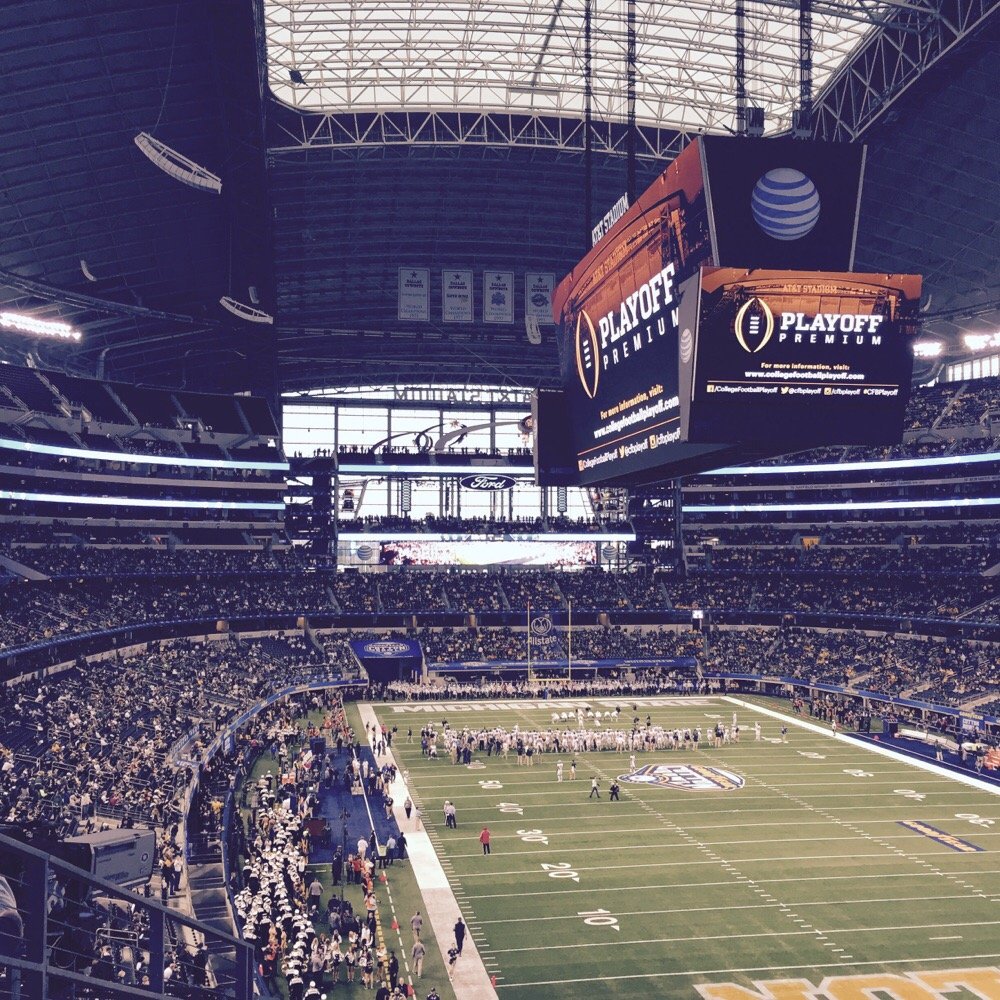 Seat view from section 225 at AT&T Stadium, home of the Dallas Cowboys