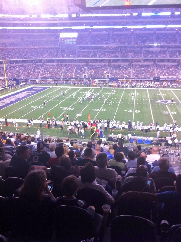 Seat view from section 236 at AT&T Stadium, home of the Dallas Cowboys