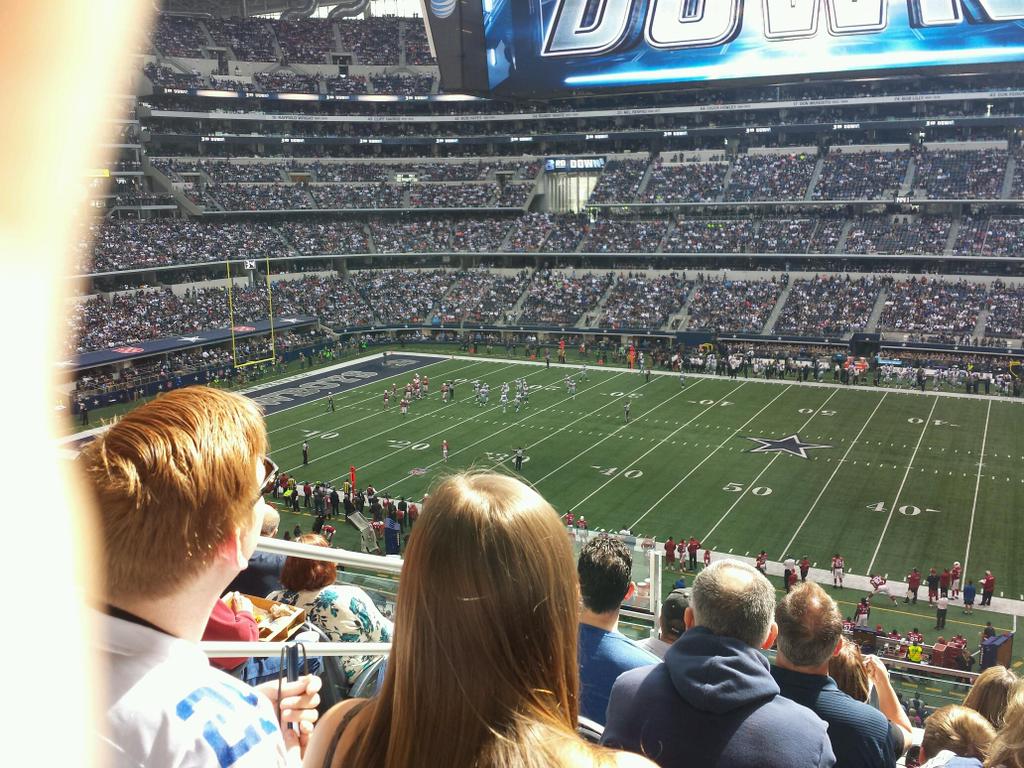 Seat view from section 234 at AT&T Stadium, home of the Dallas Cowboys