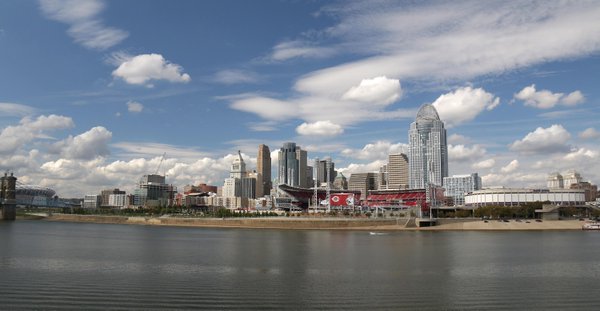 View of Cincinnati Skyline from Kentucky