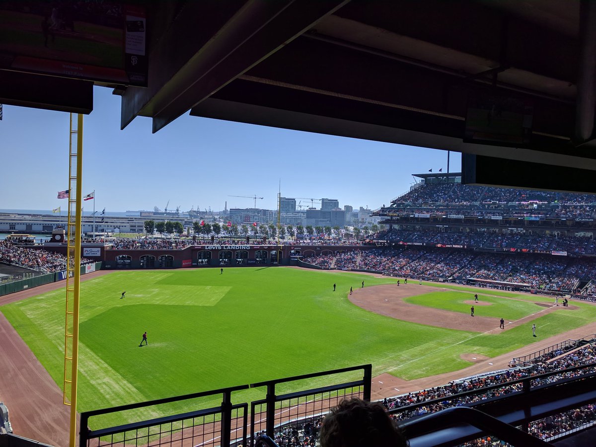 View from the Vintner's Suite at AT&T Park. Home of the San Francisco Giants.