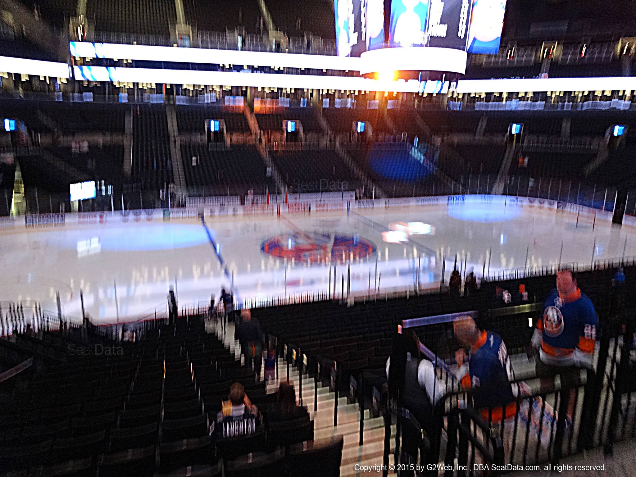 Seat View from Section 126 at the Barclays Center, home of the New York Islanders