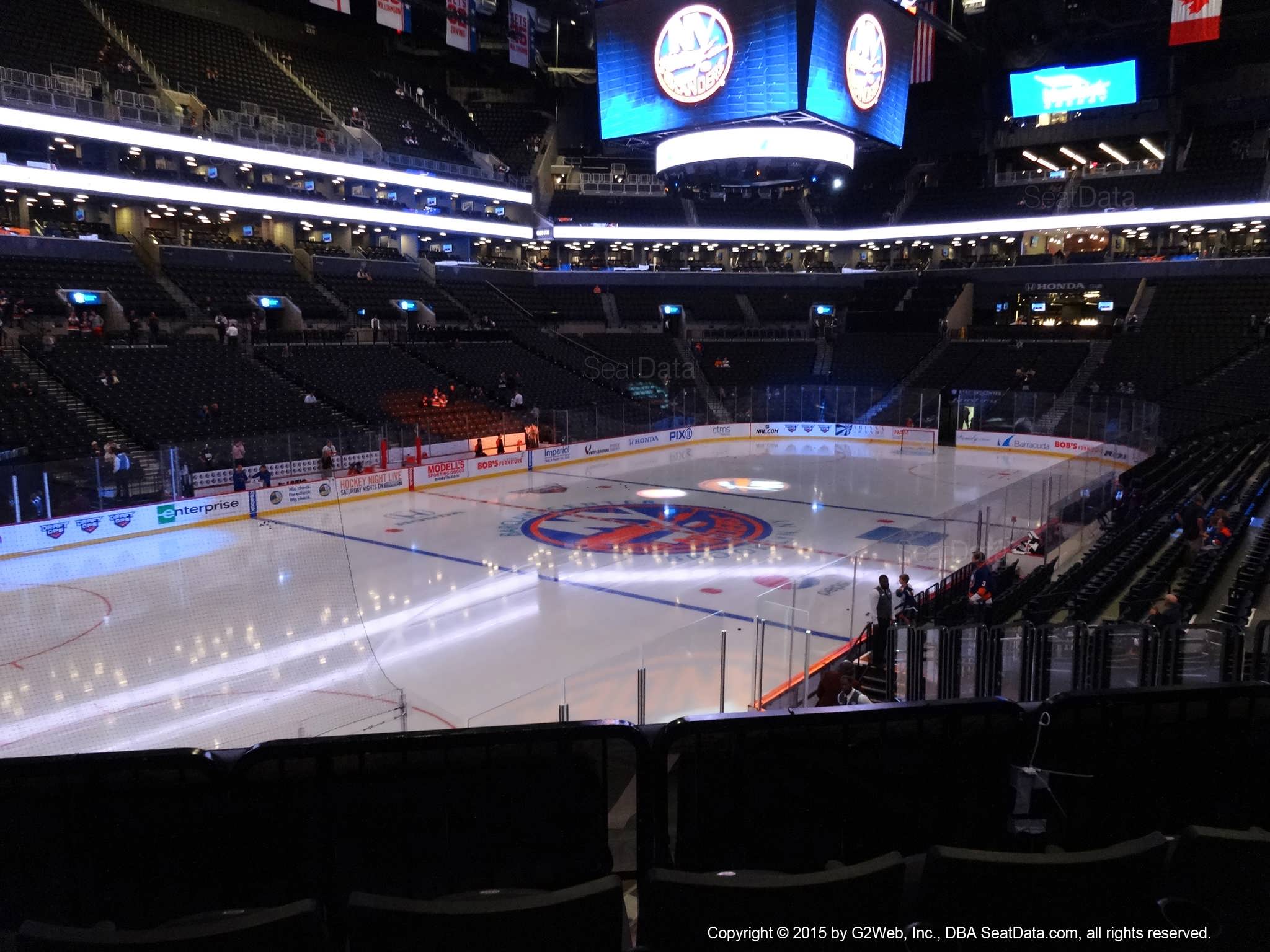 Seat View from Section 29 at the Barclays Center, home of the New York Islanders