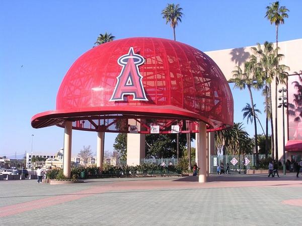 The Helmet at Angel Stadium of Anaheim