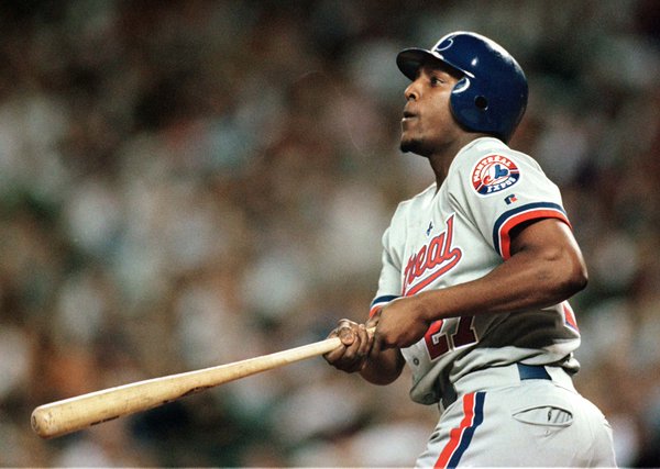 Photo of Vladimir Guerrero while with the Montreal Expos.