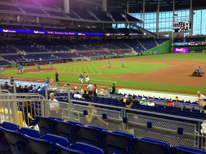Seat view from section 7 at Marlins Park, home of the Miami Marlins