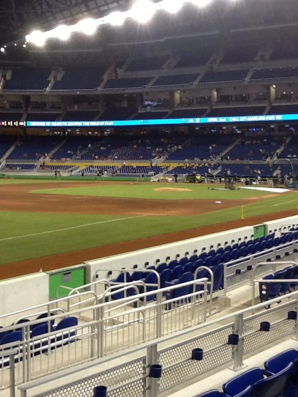 View from FL 11 at Marlins Park