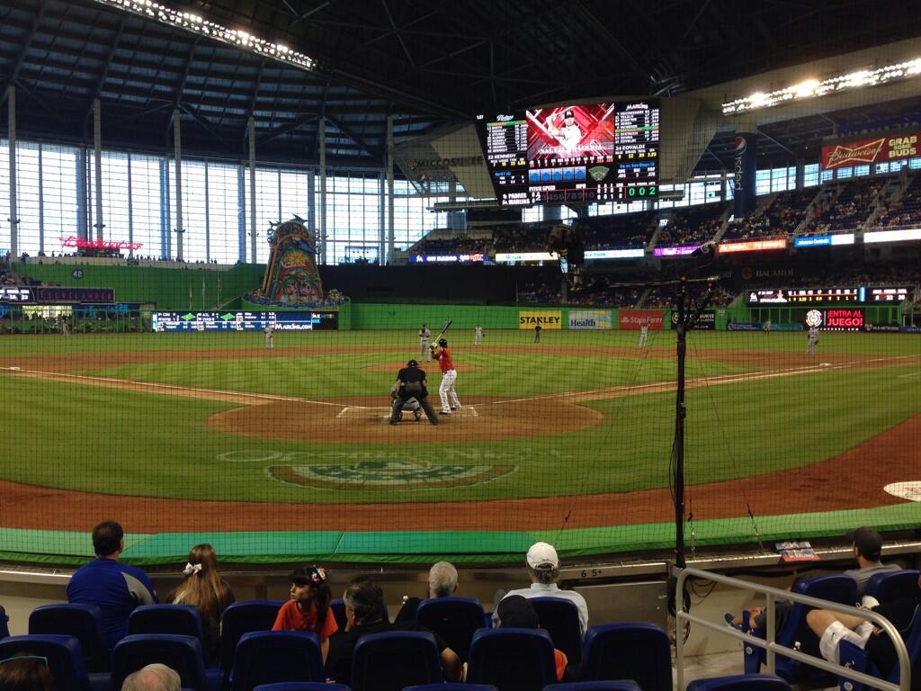 Seat view from section FL 6 at Marlins Park, home of the Miami Marlins