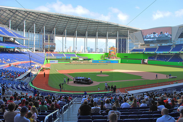 Seat view from section 12 at Marlins Park, home of the Miami Marlins