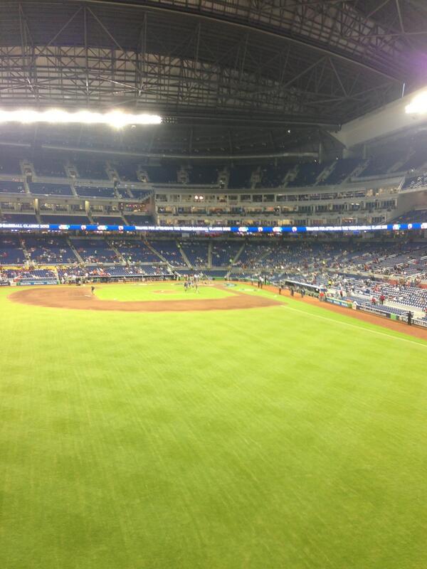 Seat view from section 32 at Marlins Park, home of the Miami Marlins