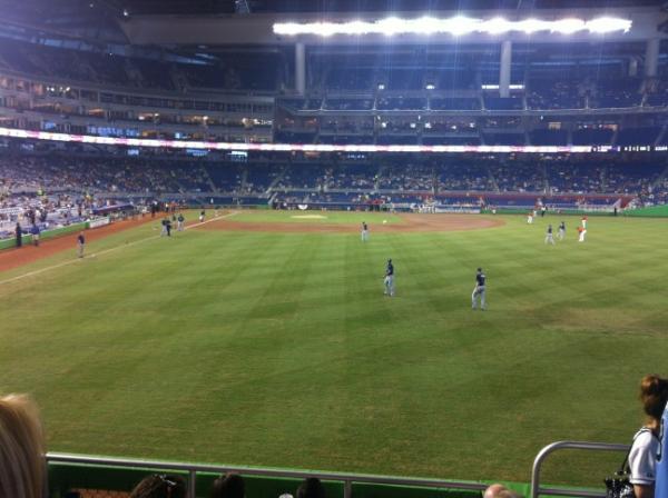 Seat view from section 39 at Marlins Park, home of the Miami Marlins