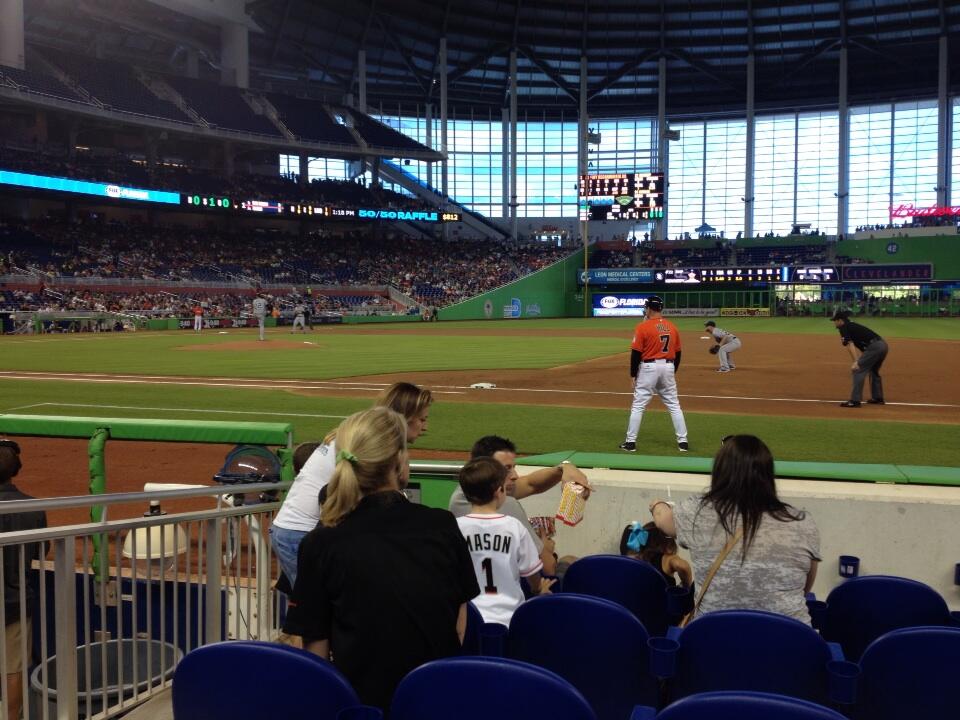 Seat view from section FL 3 at Marlins Park, home of the Miami Marlins
