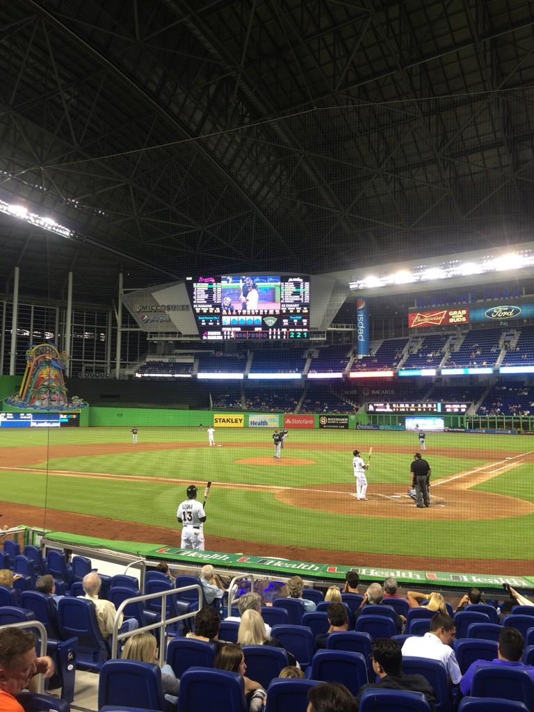 Seat view from section FL 7 at Marlins Park, home of the Miami Marlins