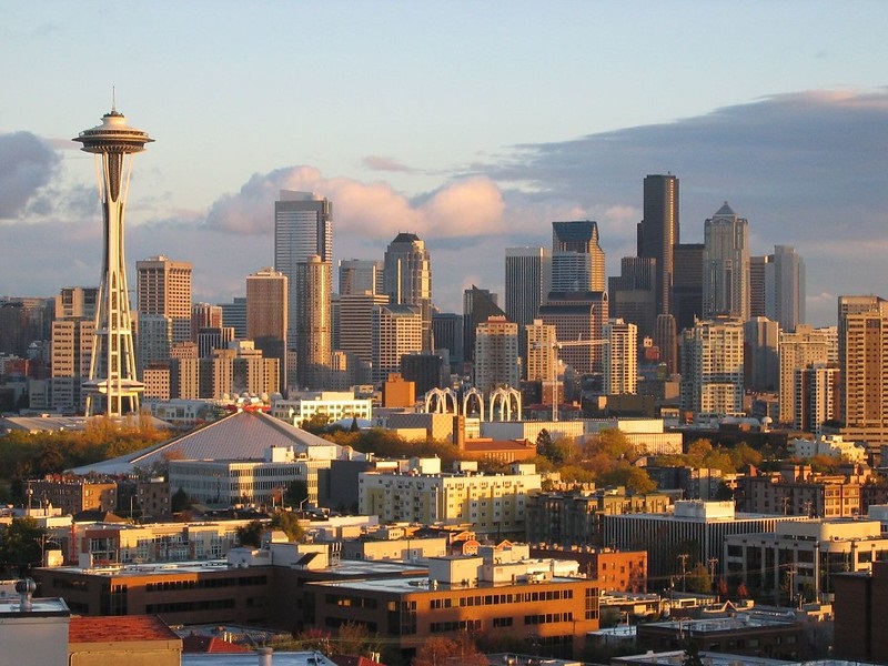 Photo of the Seattle, Washington skyline.