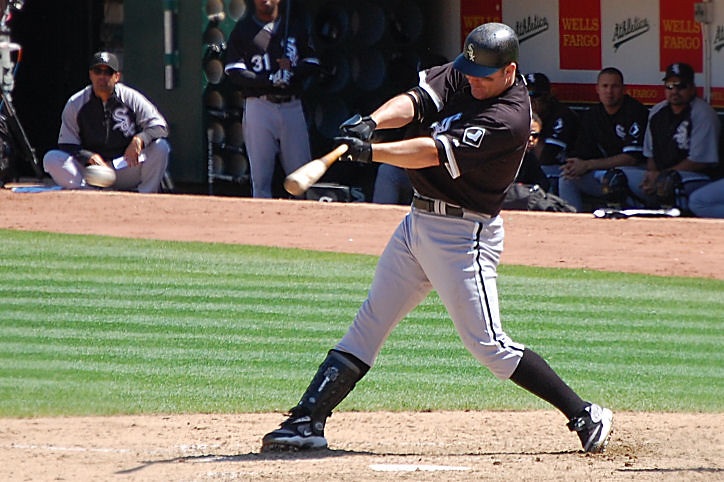 Photo of Jim Thome of the Chicago White Sox.