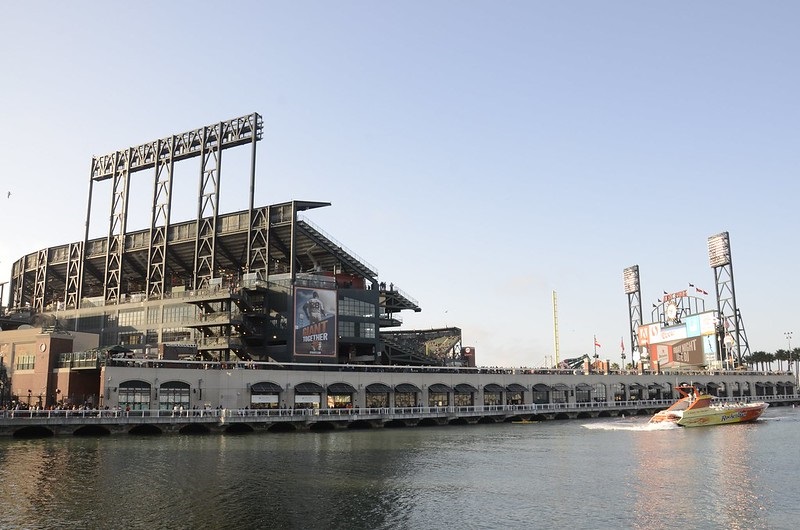 Photo of McCovey Cove outside of Oracle Park. Home of the San Francisco Giants.
