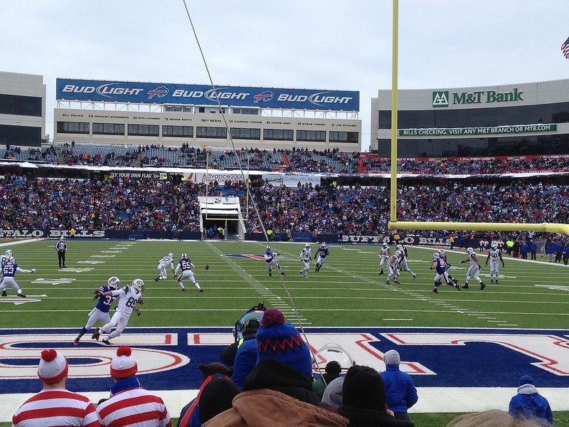 Photo of a Buffalo Bills game at New Era Field.