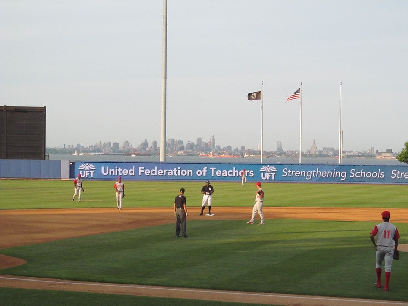 Photo of Richmond County Bank Ballpark in Staten Island, New York.