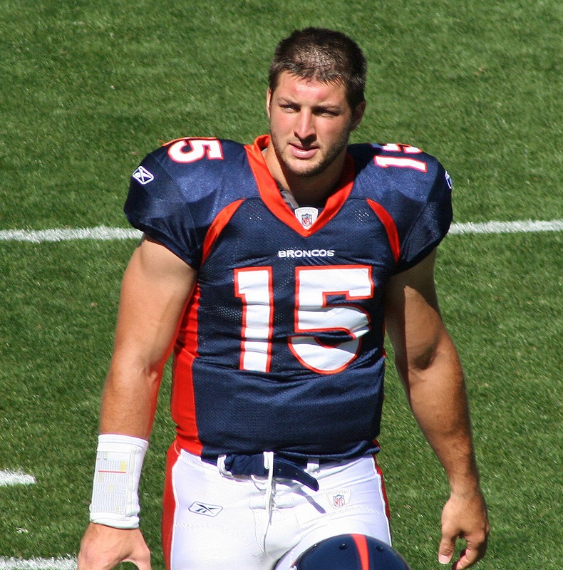 Photo of quarterback Tim Tebow of the Denver Broncos.