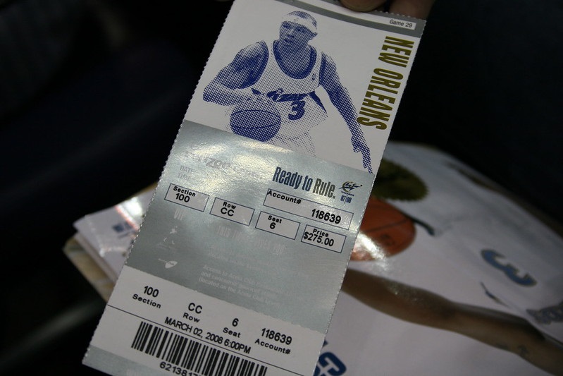 Photo of Washington Wizards tickets.