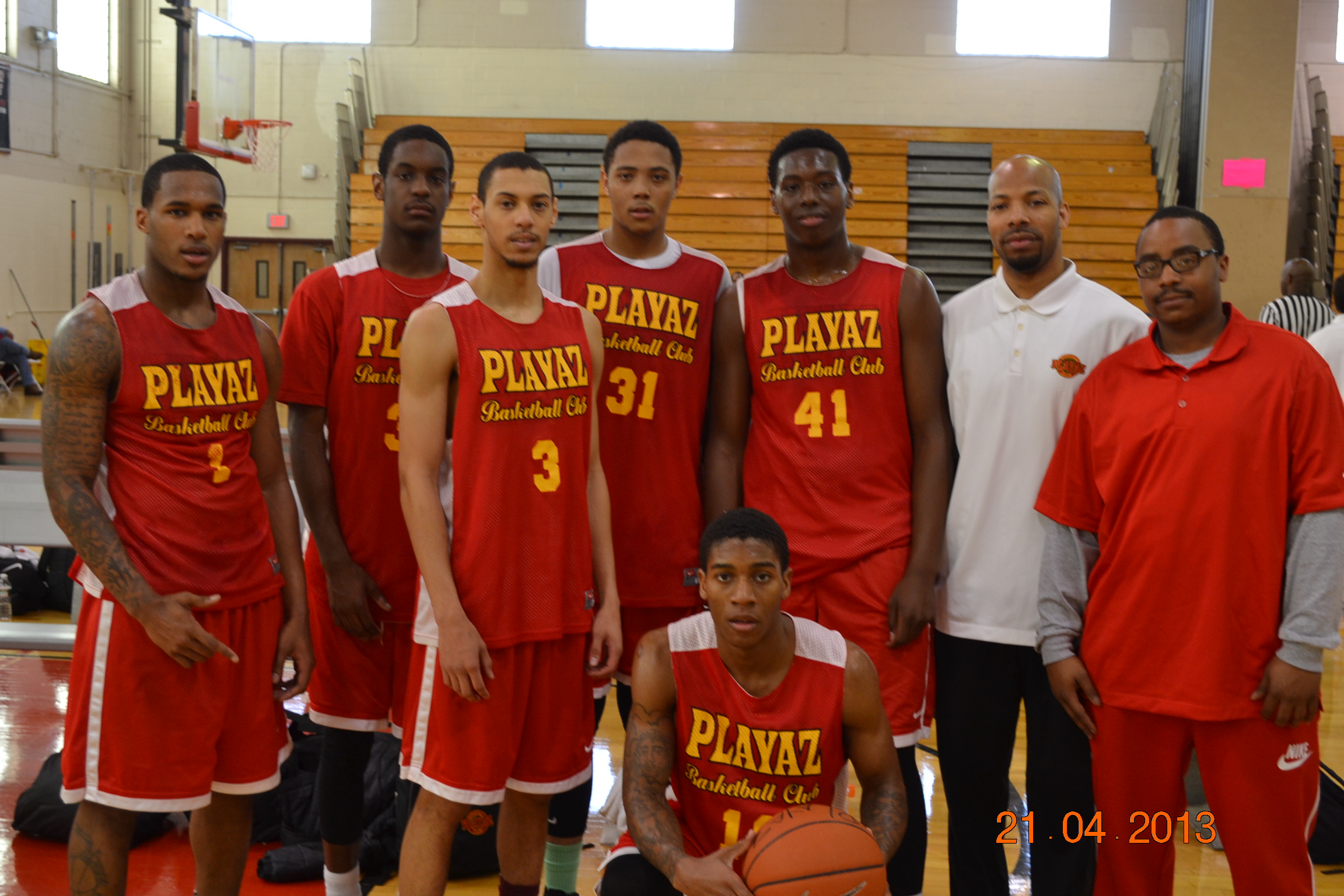 NJ Playaz Basketball Club AAU team.