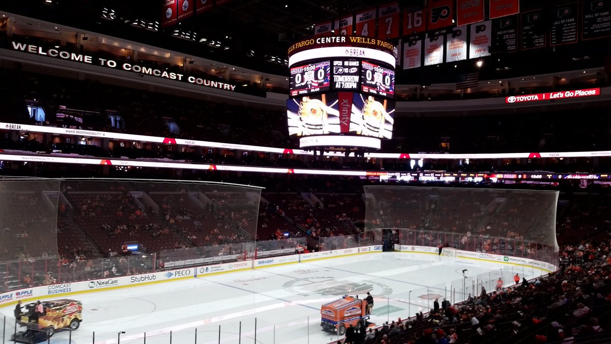 Club Box Seats at the Wells Fargo Center, Home of the Philadelphia Flyers