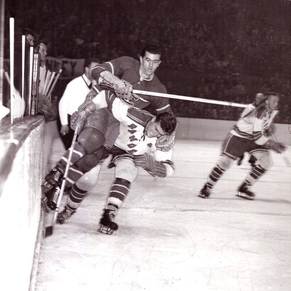 Photo of former Montreal Canadiens right winger Maurice Richard.