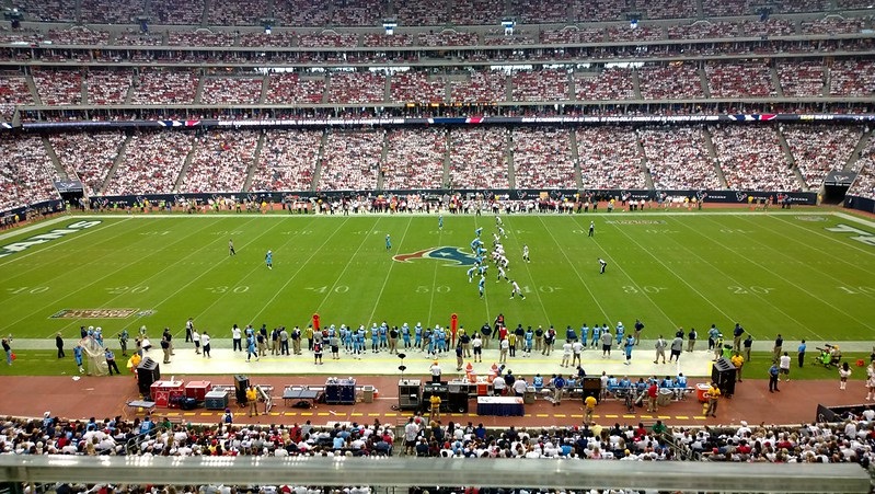 Photo taken from the Verizon Club seats at NRG Stadium during a Houston Texans home game.