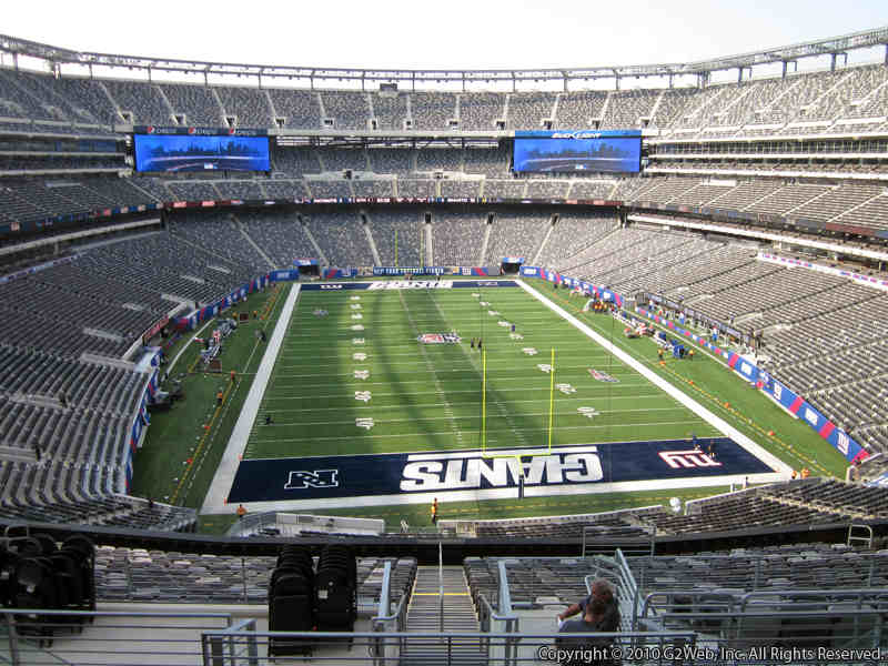 Seat view from section 227B at Metlife Stadium, home of the New York Jets