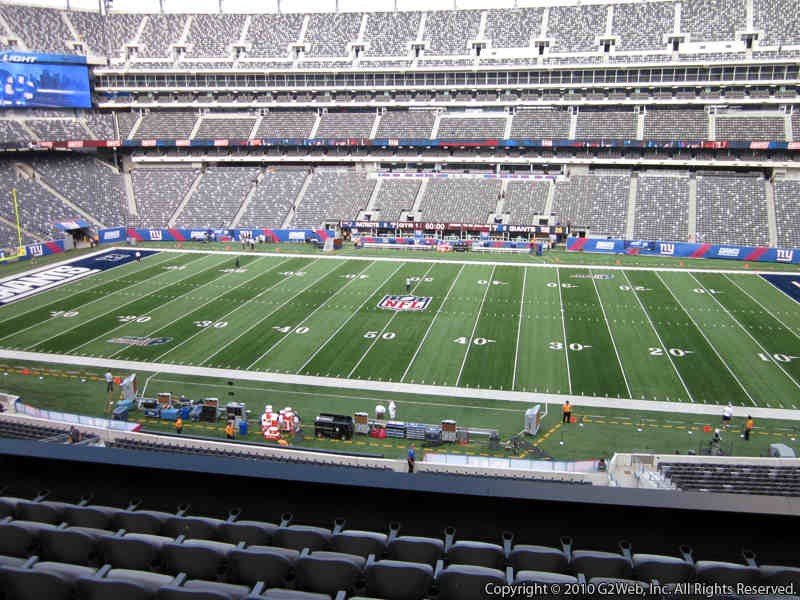 Seat view from section 237 at Metlife Stadium, home of the New York Giants