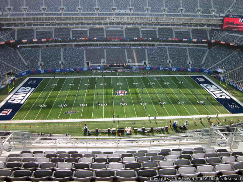 Seat view from section 314 at Metlife Stadium, home of the New York Jets