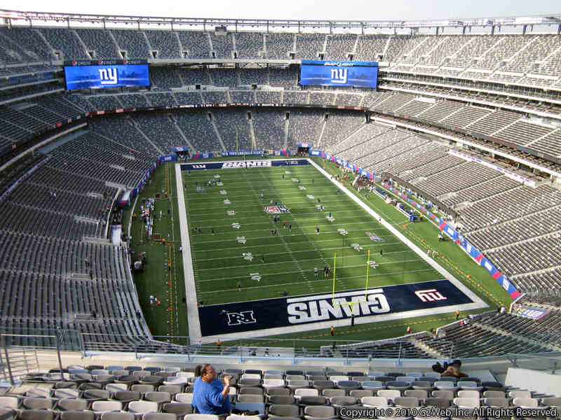 Seat view from section 328 at Metlife Stadium, home of the New York Jets