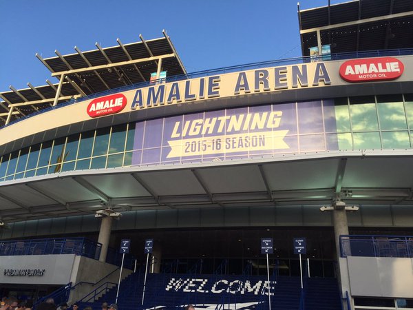 Amalie Arena, Home of the Tampa Bay Lightning